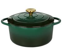 KÜCHENPROFI Cocotte ronde, 24 cm racing green PROVENCE