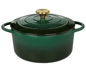 KÜCHENPROFI Cocotte ronde, 24 cm racing green PROVENCE