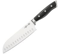 Küchenprofi Couteau Santoku Primus - Lame : 18 cm - Lame en acier trempé - Robuste et résistant à la corrosion - Poignées ergonomiques en plastique - Couteau Santoku pour poisson, viande et légumes