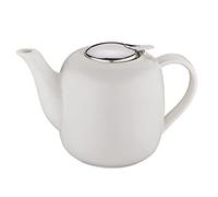 Küchenprofi London Théière en céramique avec infuseur en acier inoxydable 8 tasses Blanc