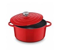 Küchenprofi Marmite ronde 24 cm, rouge, Provence, fonte 24 cm