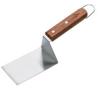 KÜCHENPROFI Palette de barbecue Texas, outil de barbecue professionnel en acier inoxydable de qualité supérieure avec poignée en palissandre, longueur 24 cm, accessoire idéal pour le barbecue