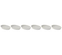 Küchenprofi Plat Crème Brûlée 6 Pièces, Blanc (Forme Ovale)
