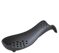 KÜCHENPROFI Trend Repose-cuillère en silicone de qualité supérieure, résistant à la chaleur jusqu'à 270 °C, passe au lave-vaisselle, support pour divers ustensiles de cuisine, longueur 22,5 cm, noir