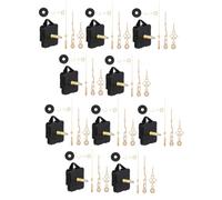 Kueohse 10 Pièces 31 mm Longue Tige Bricolage Mécanisme de Mouvement D'Horloge à Quartz Kit D'Aiguilles de Mouvement D'Horloge Murale Outil de Réparation Pièces Accessoires
