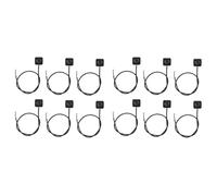 Kueohse 12 Pièces Interrupteur Momentané Bouton Poussoir Momentané Interrupteur Marche/Arrêt 12 V 24 V en Mini Interrupteur à Bouton Installation Facile