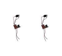 Kueohse 2X Clé Électrique Contrôle de Vitesse Bouton Poussoir Interrupteur de Déclenchement Interrupteur de Clé Rechargeable CC FA8-16/1 16A Accessoires de Clé