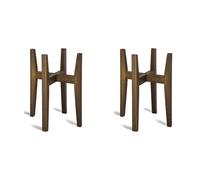 Kueohse 2X Support pour Plantes D'Intérieur Moderne Réglable pour Plantes D'Intérieur Support de Fleurs d'angle pour Intérieur Extérieur Convient Aux Pots de 18 à 30 Cm