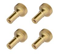 Kueohse Bouton de L'Interrupteur D'Éclairage Allumé/Désactivé, Interrupteur de Lampe en Laiton 4pcs Boutons de Torsion de Taille Standard