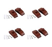 Kueohse Cintres à Tapisserie, Cintres pour Courtepointes pour Tentures Murales, Pinces pour Cintres de Couverture, Présentoir pour Tapis, Pinces Murales en Bois, Lot de 8