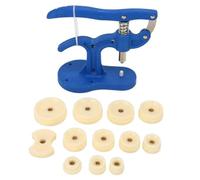 Kueohse Ensemble D'Outils de Presse de Montre 12 Pièces pour Éviter Les Glissements,Matrices de, Ferme-Boîtier de Montre, Kit D'Outils de Réparation de Montre pour Horloger