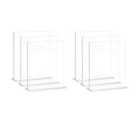 Kueohse Lot de 20 Porte-Affiches/Présentoirs/Flyers/Cartes/Menus de Restaurant en Acrylique Transparent A5 (148 X 210 Mm)