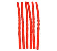 Kueohse Lot de 6 Protecteurs de Grille de Four en Silicone, Housse de Protection de Bord de Grille de Four, 14 Pouces de Long, EmpêChe Les Mains/Bras Contre Les BrûLures (Rouge)