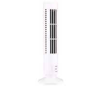 Kueohse Nouveau ventilateur USB en tour - Ventilateur sans pales - Ventilateur électrique vertical Mini-climatiseur, Ventilateur de sol sans pales