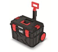 Kufr na nářadí s transp. kolečky X BLOCK PRO 546x380x400 mm - barva: černá