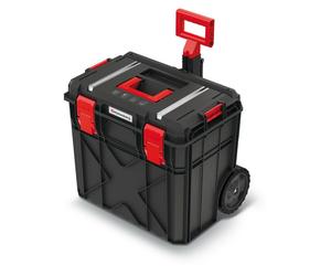 Kufr na nářadí s transp. kolečky X BLOCK TECH 546x380x510 mm - barva: černá