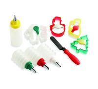 Kuhn Rikon 23700 Winter Set de Décoration pour Petit Gâteau Plastique Multicolore 20 x 20 x 20 cm