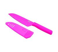 Kuhn Rikon Colori 1 Couteau Santoku Petit, Couleur Fuchsia Fuchsia