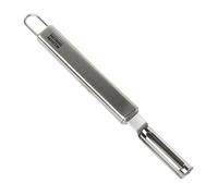 Kuhn Rikon Essential Éplucheur pivotant - Éplucheur de légumes et fruits en acier inoxydable, éplucheur de pommes de terre de la collection Essential, poignée confortable, robuste et durable, passe au