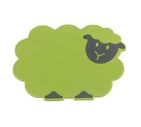 KUHN RIKON Kinderkitchen planche à découper mouton, pour les enfants à partir de 3 ans, Vert
