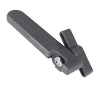 Kuhn Rikon Ouvre-boîte de sécurité compact gris en acier inoxydable, pas de bords tranchants
