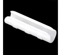 KUIDAMOS Connecteurs de Colliers de Serrage Blancs pour Fixation de Film de Serre, Matériau ABS Durable, Convient aux Tubes de 18 à 26mm de Diamètre, 50 Pièces (8 cm)