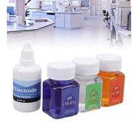 KUIDAMOS Kit de Solution D'étalonnage PH, Solution Tampon Précise de 50ML pour Usage en Laboratoire et à Domicile, 3 Types