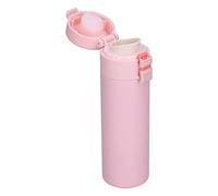 KUIDAMOS Mini Tasse à café de Voyage Bouteille Isolée pour Cyclisme Sac à Dos Rose 410ml Acier Inoxydable Durable