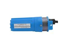KUIDAMOS Pompe à Eau Solaire de Puits Profond de 6,5 L, Pompe Submersible à Courant Continu Haute Puissance pour L'irrigation des Maisons éloignées et du Bétail (Bleu)