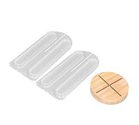 KUIDAMOS Porte-capsules de café, Support Rotatif élégant pour Dosettes de café, pour la Maison et le Bureau, Rangement élégant en Acrylique pour 56 Dosettes de