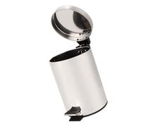 KUIDAMOS Poubelle à Pédale en Acier Inoxydable 3L avec Baril Intérieur Amovible pour Cuisine, Salle de Bain et Maison, Anti-empreintes Digitales et Résistante à la Rouille