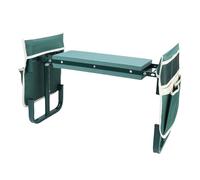 KUIDAMOS Siège de Jardin Pliant avec Pochettes à Outils, Banc Portable pour S'agenouiller, adapté aux Femmes et aux Hommes (Vert)