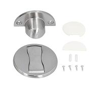 KUIDAMOS Support D'arrêt de Porte Magnétique en Acier Inoxydable, Forte Adhérence, Protège les Murs pour L'amélioration de L' et le Bureau, 4.8oz