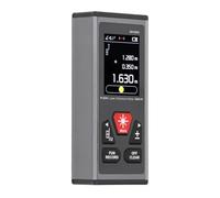 KUIDAMOS Télémètre Numérique USB Rechargeable Durable pour Un Usage Professionnel Outil de Mesure 120m (SW-DR60)