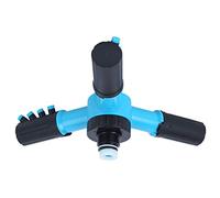 KUIDAMOS Tête D'arrosage G1/2 Pouces, Buse D'arrosage Réglable à 3 Bras pour Une Irrigation Efficace du Jardin, en Plastique Durable, 18x18x7 Cm
