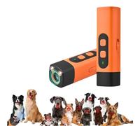 Kuisoe Dr Patten RuheMeister Pro Appareil à ultrasons anti-aboiement avec 3 niveaux de fréquence, rechargeable et lampe de poche LED, pour petits et grands chiens, utilisation en intérieur et en