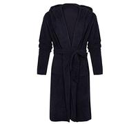 KUKICAT Peignoir Bain Homme Capuche Grande Taille Peignoir de Bain pour Homme avec Capuche Towelling Robe Baignoire Couple Couleur Unie Unisexe