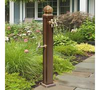KUKIXKK Colonne à Eau de Jardin Support de Tuyau D'arrosage Autoportant avec Robinet,Fontaine Exterieure de Jardin,Robinet d'eau de Bouche D'incendie