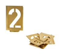 KUKKO Jeu de gabarits de marquage 327 chiffres 0-9 caractères hauteur 100mm feuille spéciale TURNUS Quantité:1