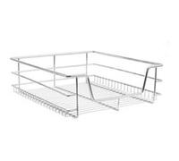 KuKoo - 4 Paniers Coulissants pour Placard Cuisine de 60cm Gris G