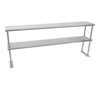 Kukoo Étagère Appoint 2 Niveaux - 1800mm Argenté G