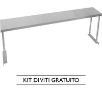 Kukoo Gastronomie Étagère en acier inoxydable 180cm