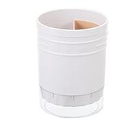 Kukyller Porte-ustensiles, 2 pièces support de séchage d'ustensiles lave-vaisselle panier à baguettes rond couverts Caddy vaisselle de cuisine égouttoir conteneur pour la maison (White)