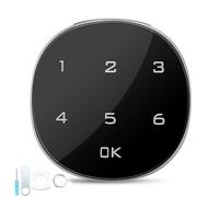 Kukyller Serrure à mot de passe numérique, combinaison de code en alliage de zinc, écran tactile sécurisé, serrure codée électronique pour armoire, boîte aux lettres, fichiers,