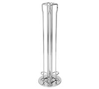 Kukyller Support de carrousel rotatif à capsules de 40 capacités, support de carrousel pour dosettes de café, distributeur rotatif à 360 degrés pour capsules 15,0 x 4,7 pouces (Silver)