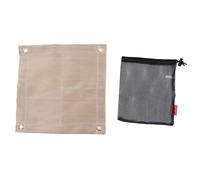 Kukyller Tapis de Foyer de Camping en Plein air, Tapis de Pique-Nique Ignifuge, Tapis Isolant pour Barbecue, Protecteur de Sol isolé en Fibre de Verre, Tapis de poêle de Camping Portable (Mini)