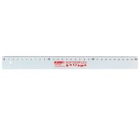 KUM AZ225.05.16-T - Règle 30 cm, extrêmement flexible et incassable, Softie Flex Extreme, transparent, multipack de 5, fournitures scolaires