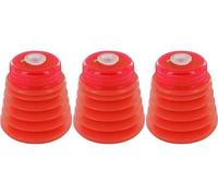 KUM AZ347.01.16-R - Taille-crayon avec réservoir Softie 221 M1, 3 taillants rouges, flexible et incassable, taille-crayon avec réservoir