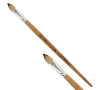 KUM - Pinceau acrylique et à l'huile Wood Line langue de chat, taille 18 | Pinceaux pour artistes, matériel de peinture pour la peinture acrylique et la peinture à l'huile