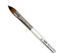 KUM - Pinceau aquarelle Memory Point en forme de langue de chat, taille 12 | Pinceaux pour artistes, matériel artistique pour l'aquarelle et la peinture à l'eau